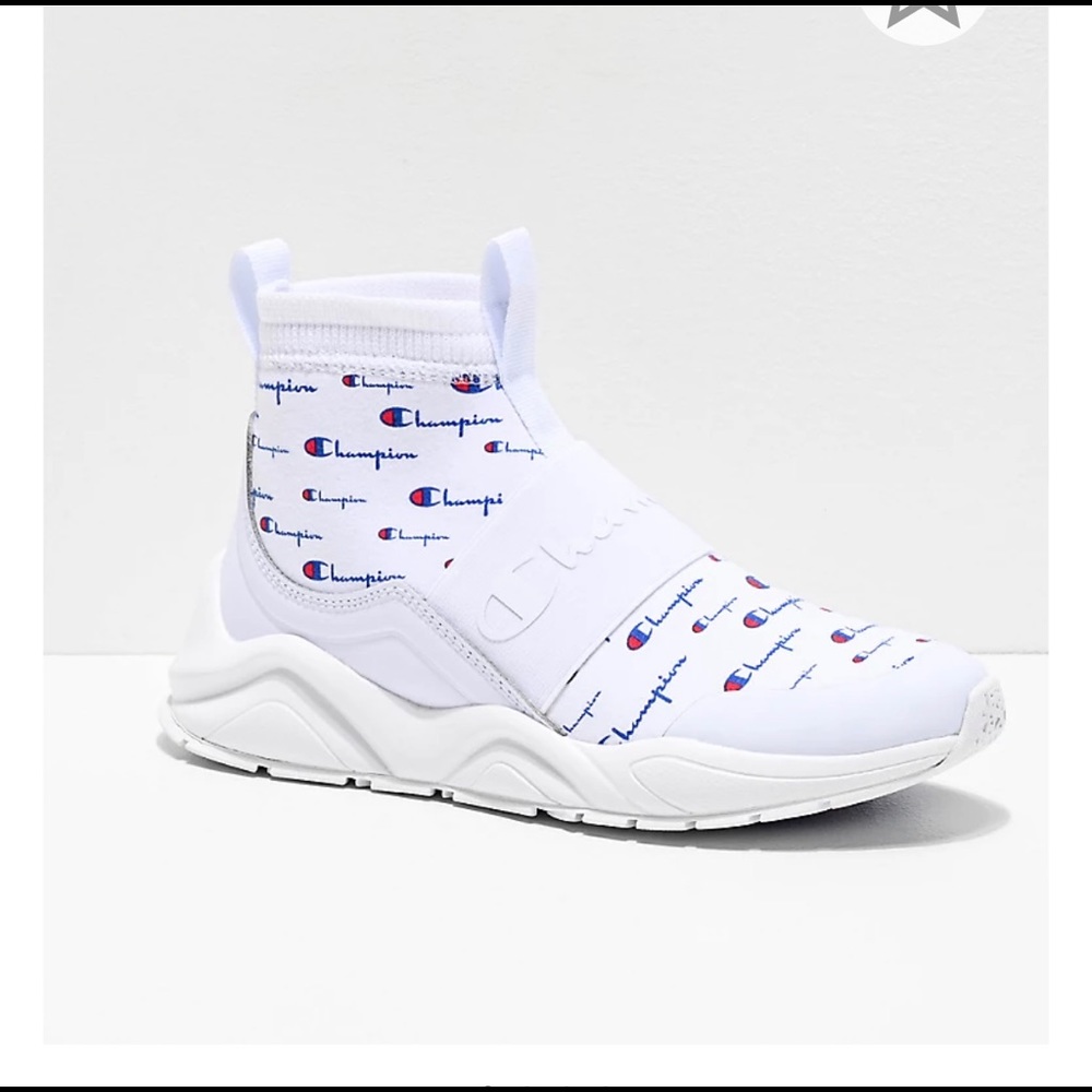 Champion Rally Script Sneaker white/red/blue M8.5/W10